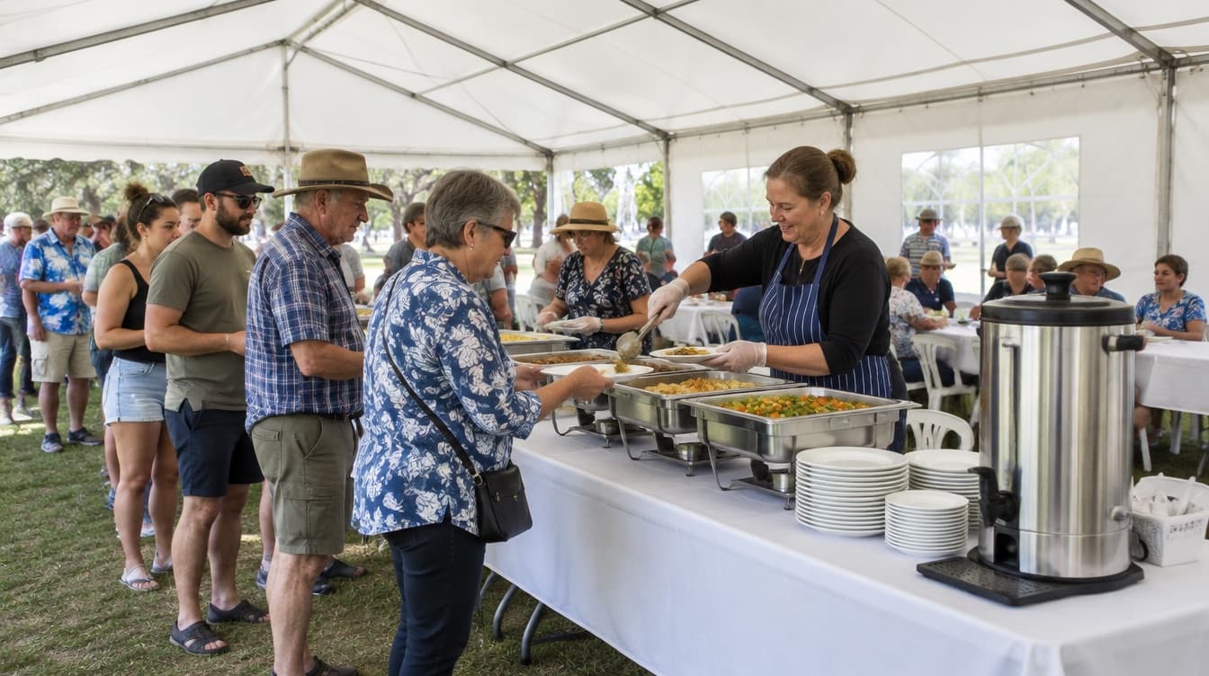 Catering available for hire